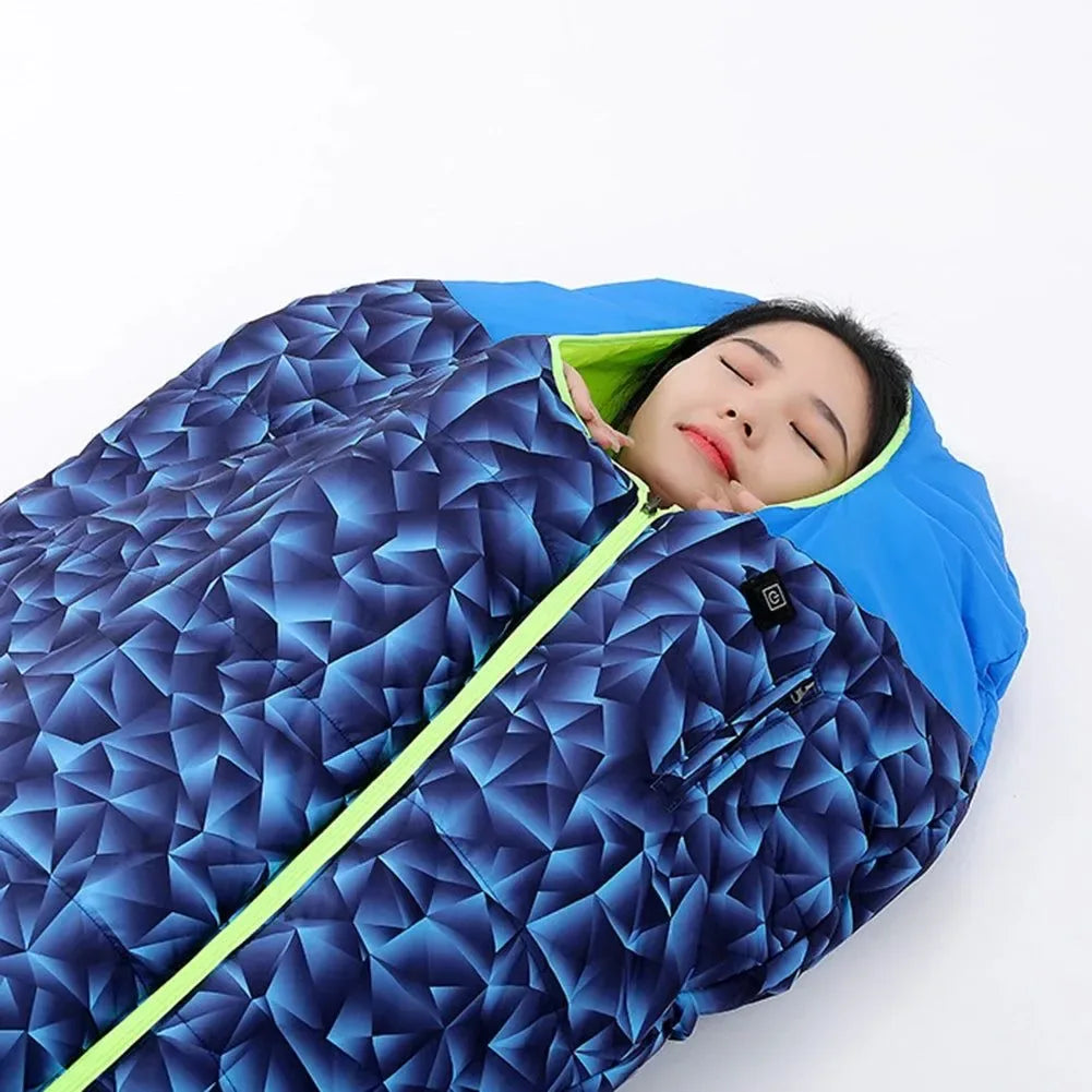 Electric Heated Sleeping Bag - Lightweight, Warm, and Waterproof - Trekker Essentials