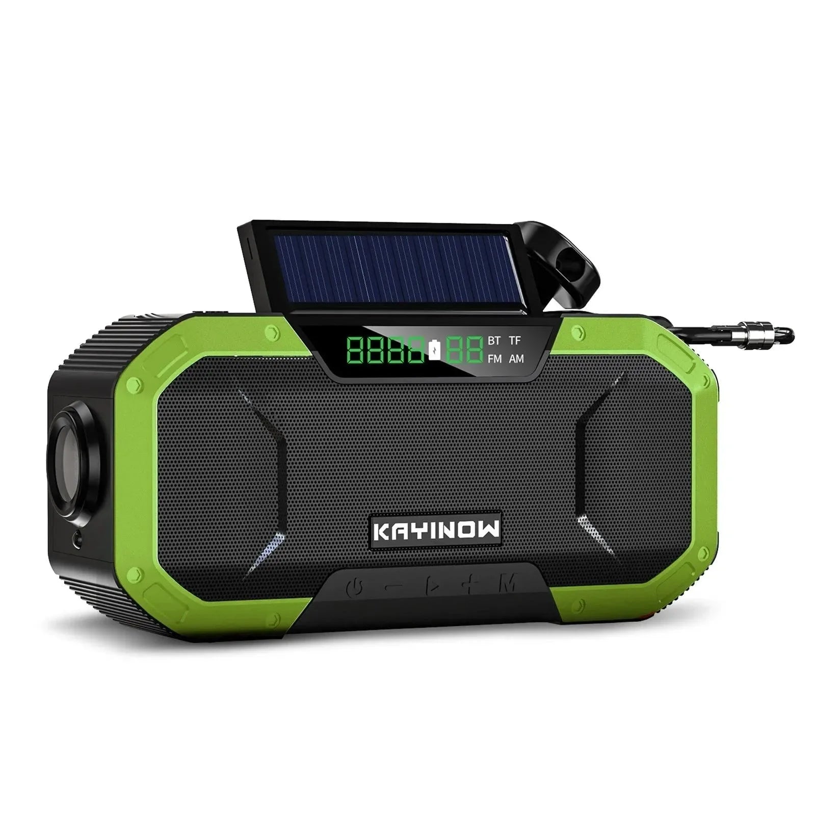 Emergency Solar Hand Crank Radio 5000mAh Power Bank Charger Flashlight for Outdoor Camping Survival - Trekker Essentials