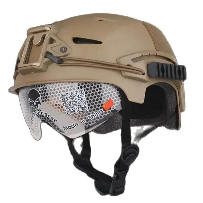 Emersongear Tactical EXF BUMP Protective Goggles Helmet Headwear Gear Guard Shooting Airsoft Headwear Hunting Combat Hiking ABS - Trekker Essentials