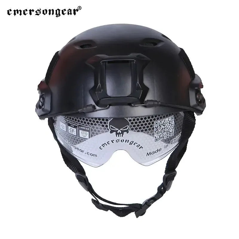 Emersongear Tactical FAST Helmet with Protective Goggles - BJ Type for Airsoft, Hunting, and Outdoor Sports - Trekker Essentials