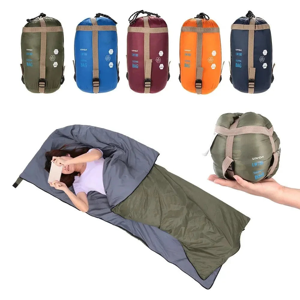 Envelope Sleeping Bag - Ultralight and Versatile for Camping and Outdoor Activities - Trekker Essentials