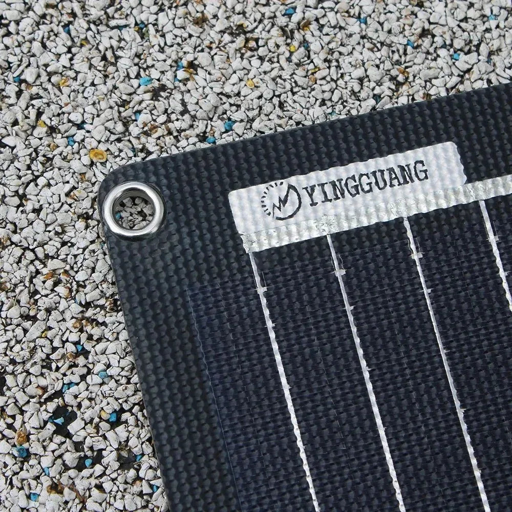 ETFE Flexible 100W Solar Panel - High Efficiency Monocrystalline Charger for 12V Batteries - Trekker Essentials