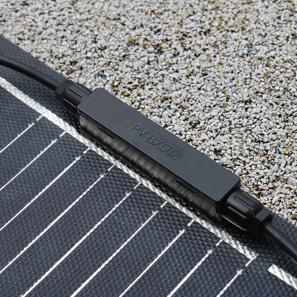 ETFE Flexible 100W Solar Panel - High Efficiency Monocrystalline Charger for 12V Batteries - Trekker Essentials