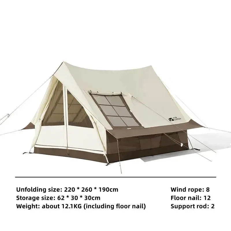 Exquisite Camping Outdoor Portable Windproof and Rainproof Cotton Ridge Tent Epoch 190 - Trekker Essentials