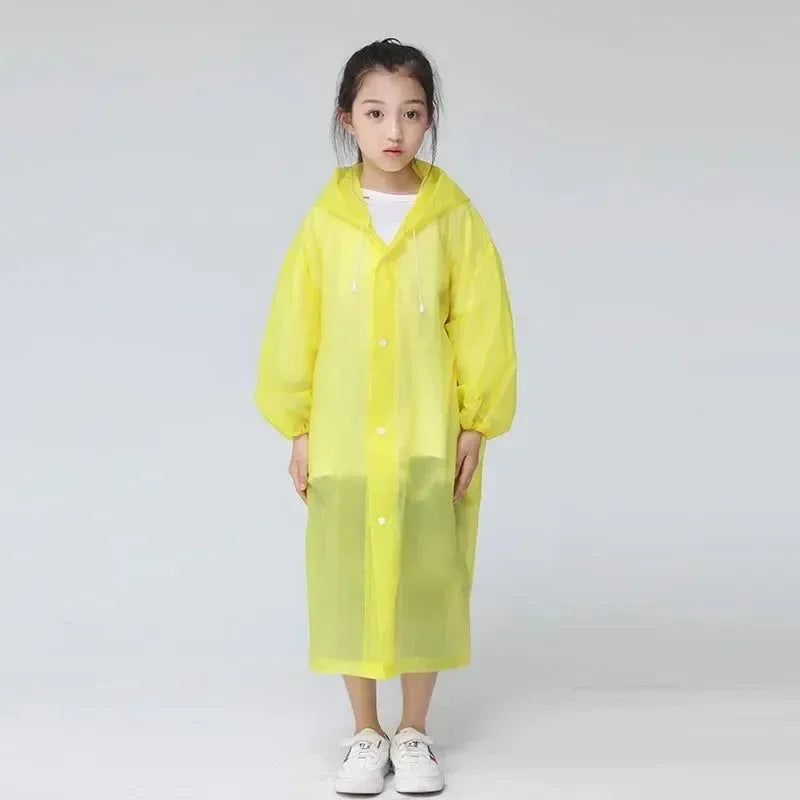 Extended Adult Raincoat - Premium EVA Thickened Waterproof Reusable Fashion Raincoat - Trekker Essentials