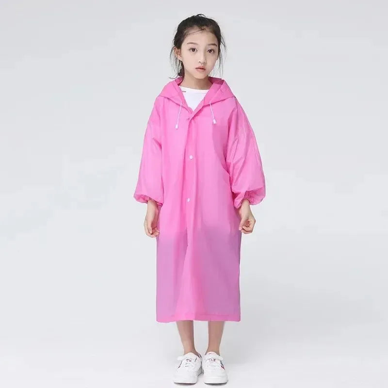 Extended Adult Raincoat - Premium EVA Thickened Waterproof Reusable Fashion Raincoat - Trekker Essentials
