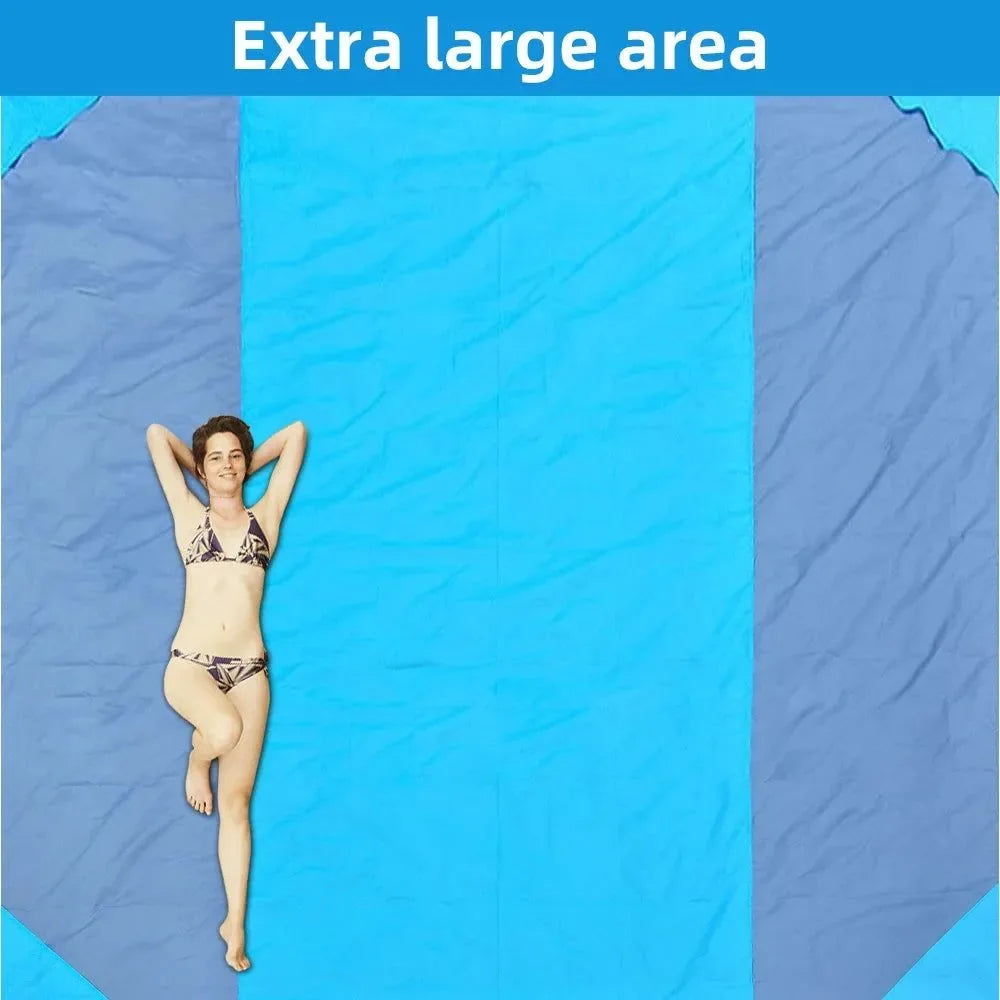 Extra Large Waterproof Beach Mat: Your Portable and Sand-Free Outdoor Companion - Trekker Essentials