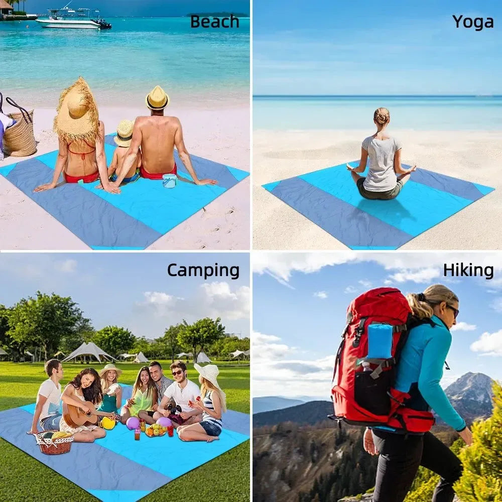 Extra Large Waterproof Beach Mat: Your Portable and Sand-Free Outdoor Companion - Trekker Essentials