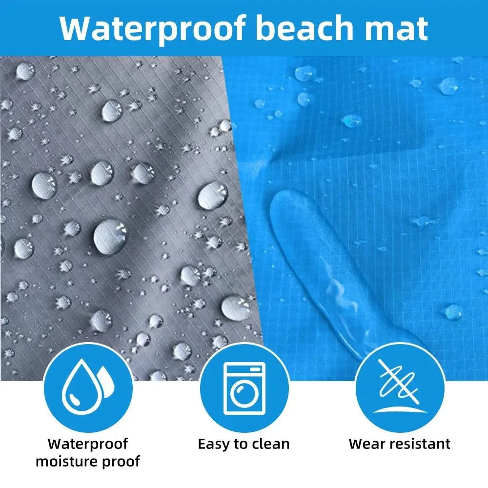 Extra Large Waterproof Beach Mat: Your Portable and Sand-Free Outdoor Companion - Trekker Essentials