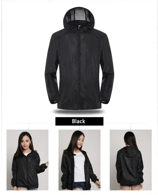 F5 Quick-Drying Waterproof Fishing Coat - Unisex Lightweight Breathable Raincoat for Outdoor Activities - Trekker Essentials