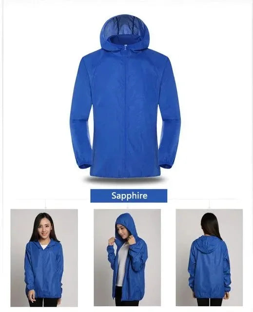 F5 Quick-Drying Waterproof Fishing Coat - Unisex Lightweight Breathable Raincoat for Outdoor Activities - Trekker Essentials