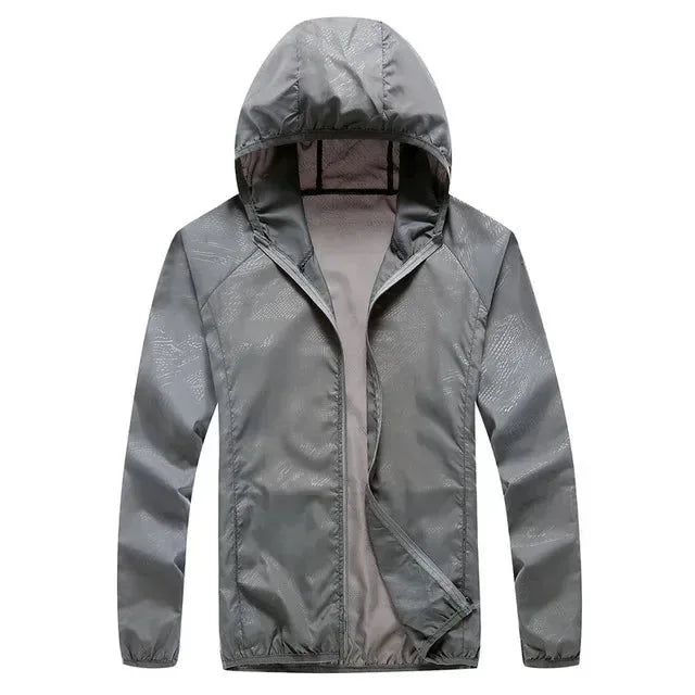 F5 Quick-Drying Waterproof Fishing Coat - Unisex Lightweight Breathable Raincoat for Outdoor Activities - Trekker Essentials