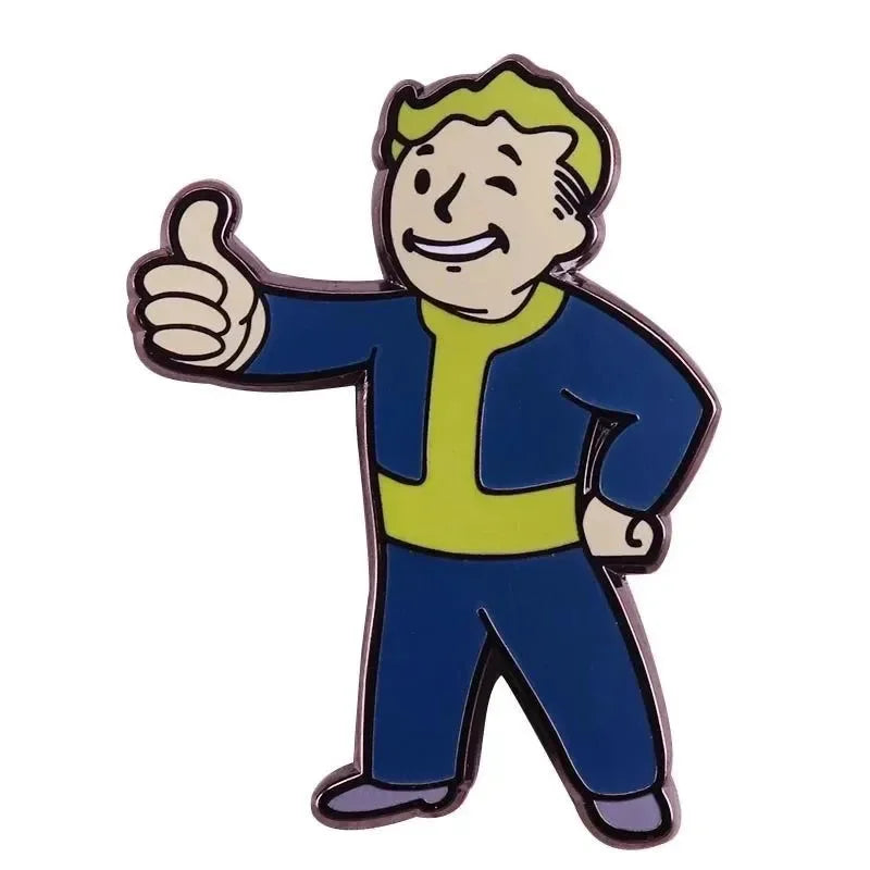 Fall-Out Game TV Series Pin Badge - Classic Cosplay Enamel Brooch Jewelry - Trekker Essentials