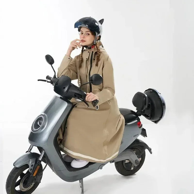 Fashion Windbreaker Type Raincoat Waterproof Women Men Outdoor Hiking Camping Rainwear Suit Multifunctional Riding Rain Coat - Trekker Essentials