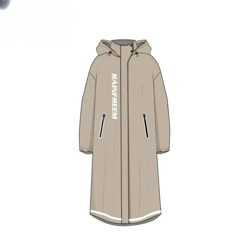 Fashion Windbreaker Type Raincoat Waterproof Women Men Outdoor Hiking Camping Rainwear Suit Multifunctional Riding Rain Coat - Trekker Essentials