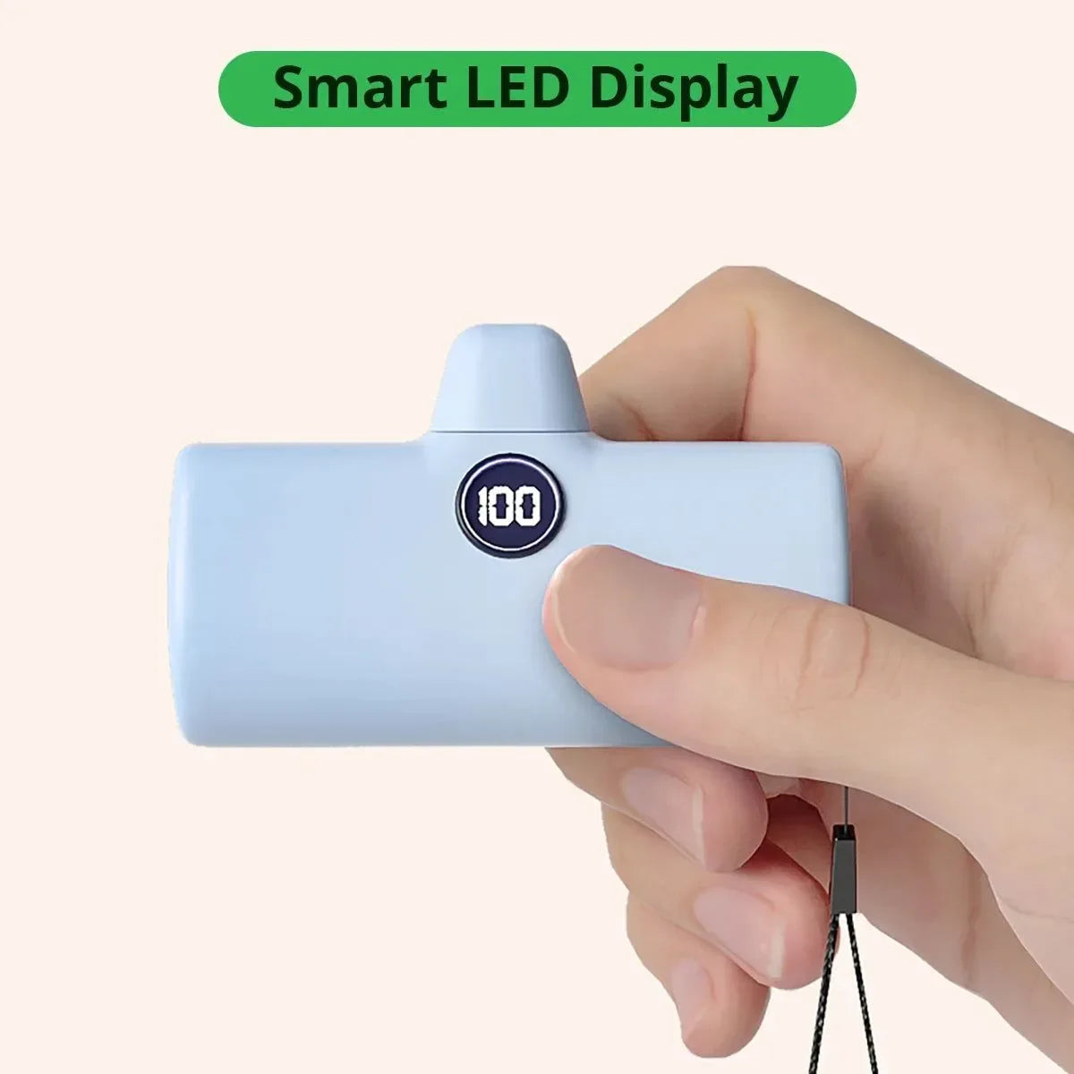 Fast Charge Portable Power Bank: Mini Lightweight External Battery for iPhone, Samsung, Xiaomi, Honor - Trekker Essentials