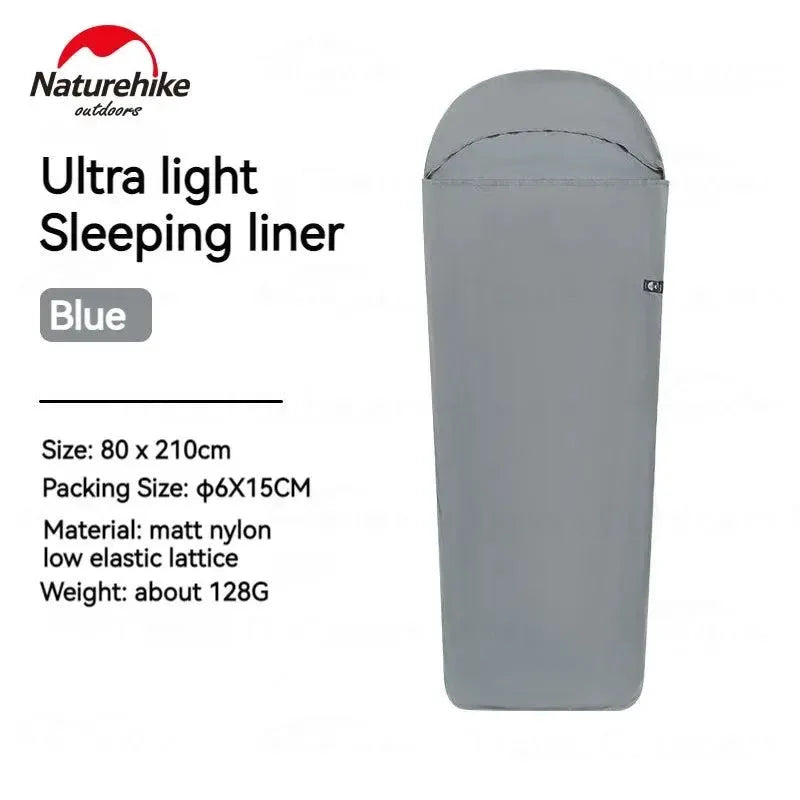 Fireworks Ultralight Thermal Sleeping Bag Liner - Velvet Lining, Summer Mummy Insert - Trekker Essentials