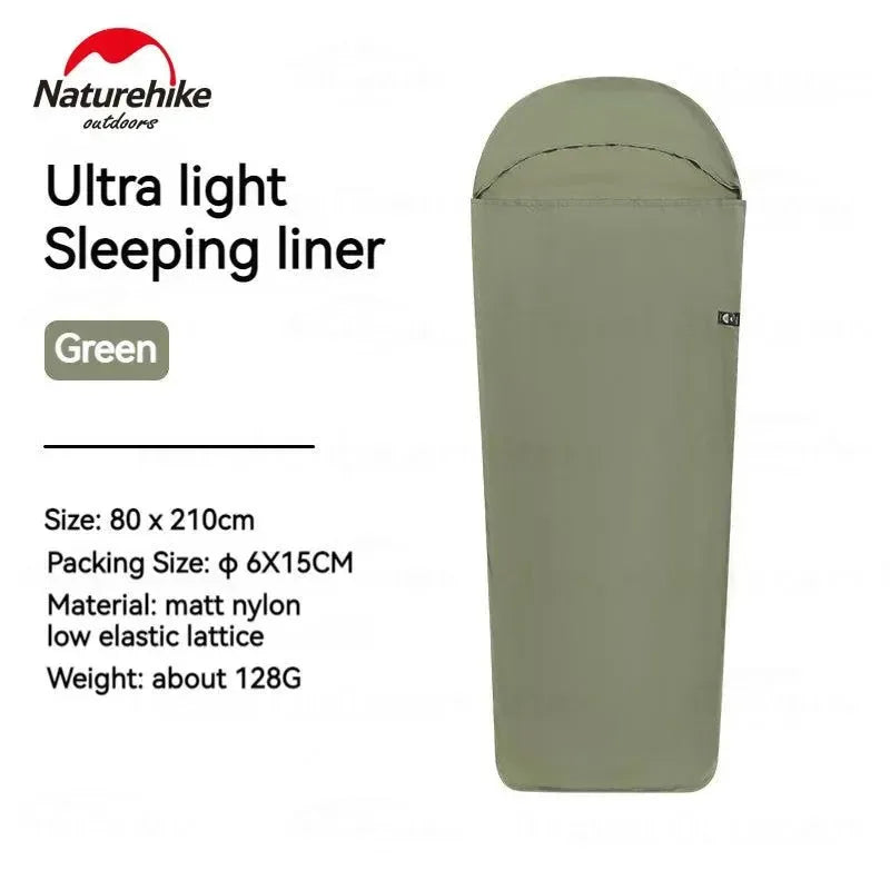 Fireworks Ultralight Thermal Sleeping Bag Liner - Velvet Lining, Summer Mummy Insert - Trekker Essentials