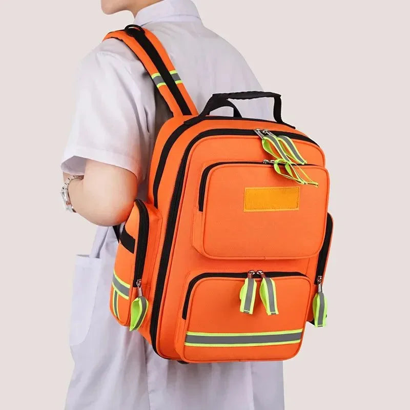 First Aid Kits Emergency Rescue Backpack - Large Capacity Sorted Storage for Outdoor Camping and Survival - Trekker Essentials