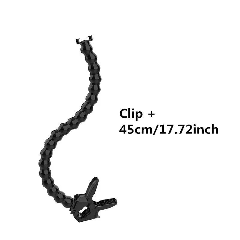 Flex Clamp Arm Mount – Adjustable Gooseneck Clip Bracket for GoPro Hero 12/11/10/9/8/7, DJI & Insta360 Cameras - Trekker Essentials