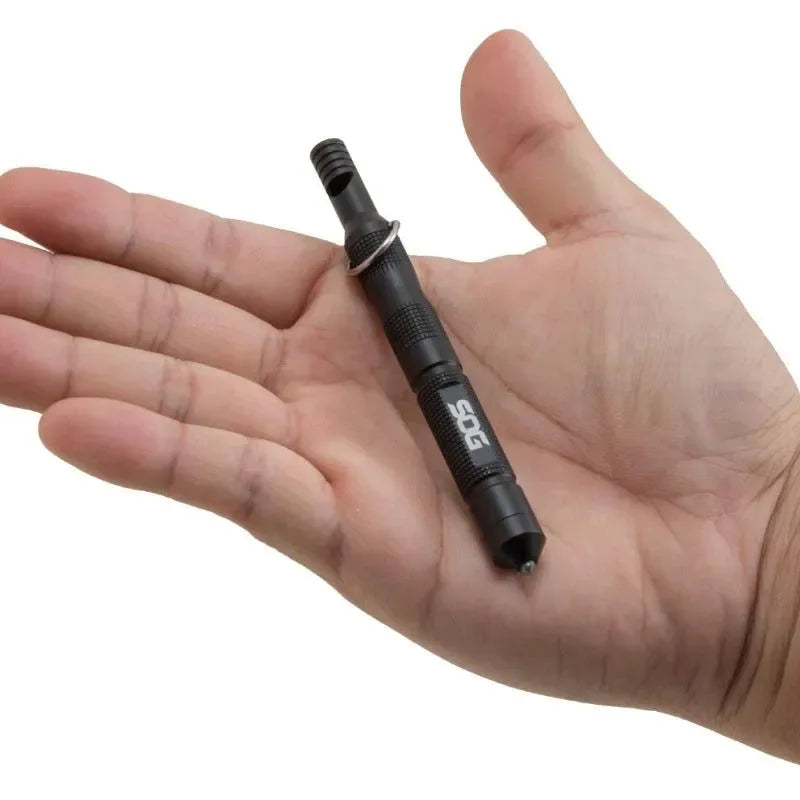 Flint Outdoor Survival Fire Starter Lighter - Mini Multitool EDC Pocket Self-Defense Keychain Tools - FT1001 - Trekker Essentials