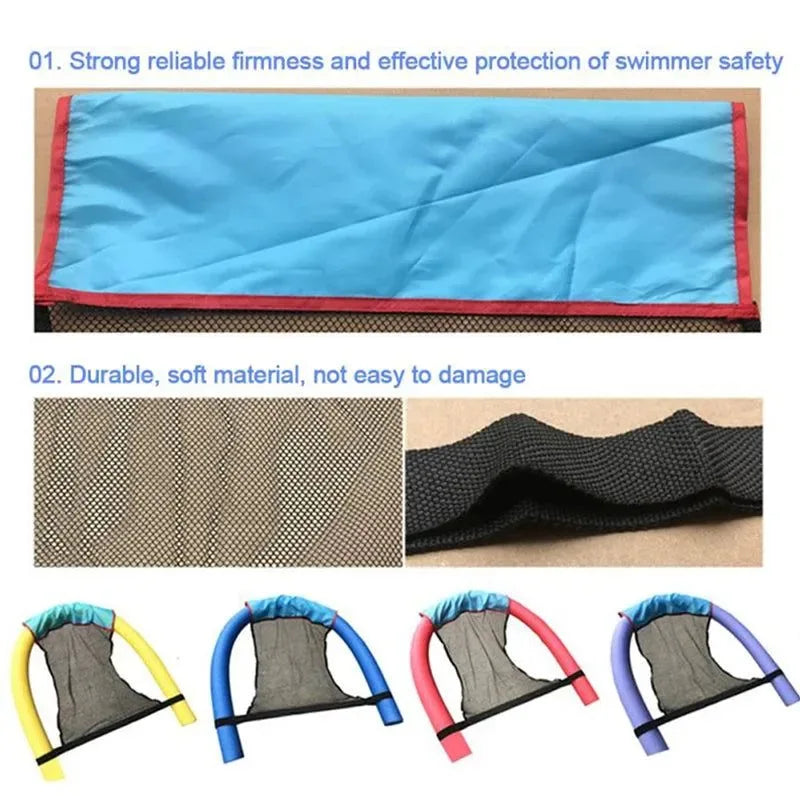 Floating Pool Water Hammock Lounger - Inflatable Pool Float Chair - Trekker Essentials