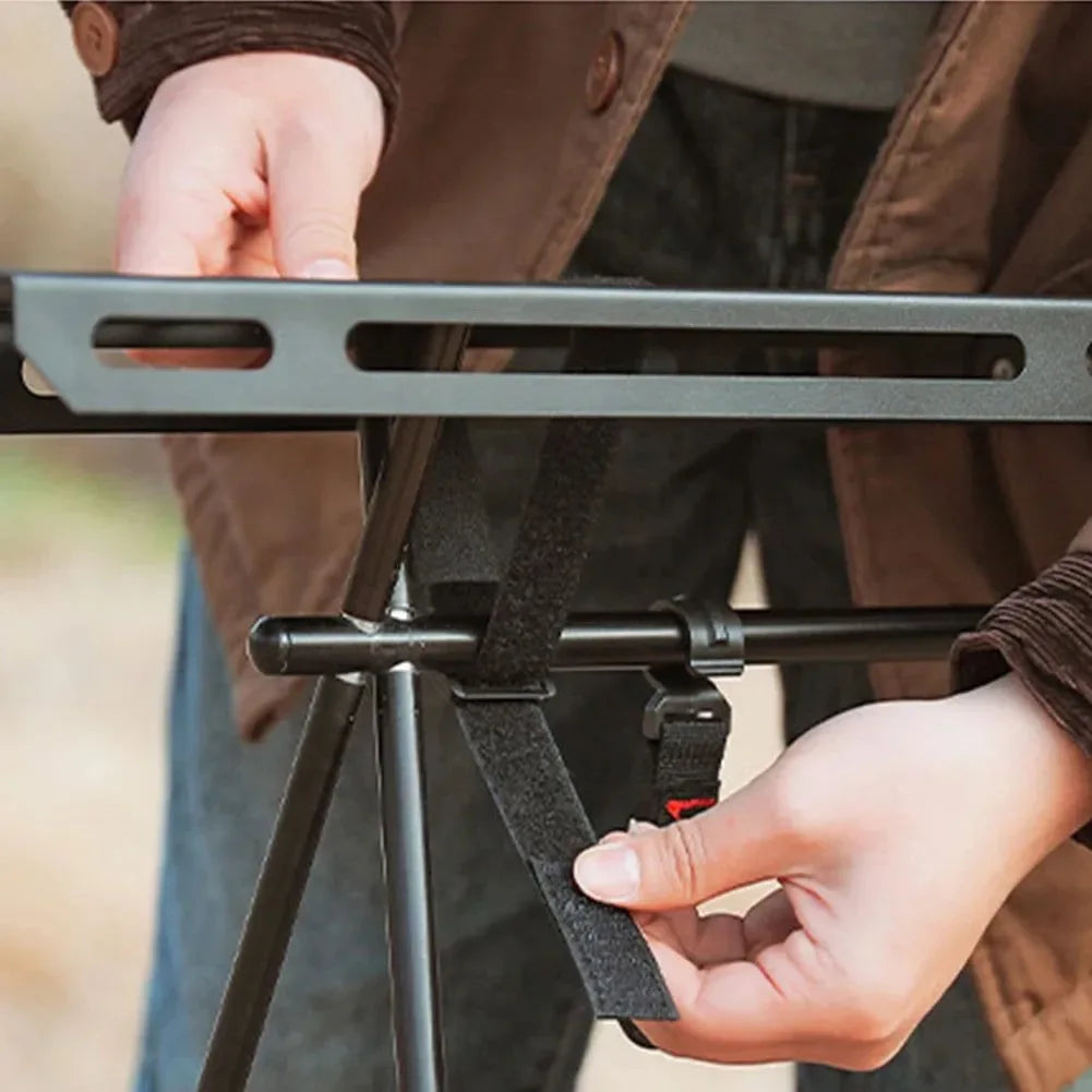 Foldable Camping Tripod Top Plate – High-Strength Hanging Rack with BBQ Holes for Picnics, Hiking & Outdoor Cooking - Trekker Essentials