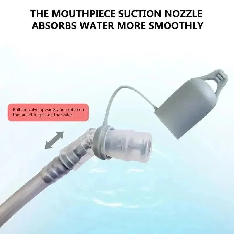 Foldable Drinking Water Reservoir Portable PEVA Water Bag 2L Hydration System Bladder Backpack Camping Hiking Climbing Cycling - Trekker Essentials