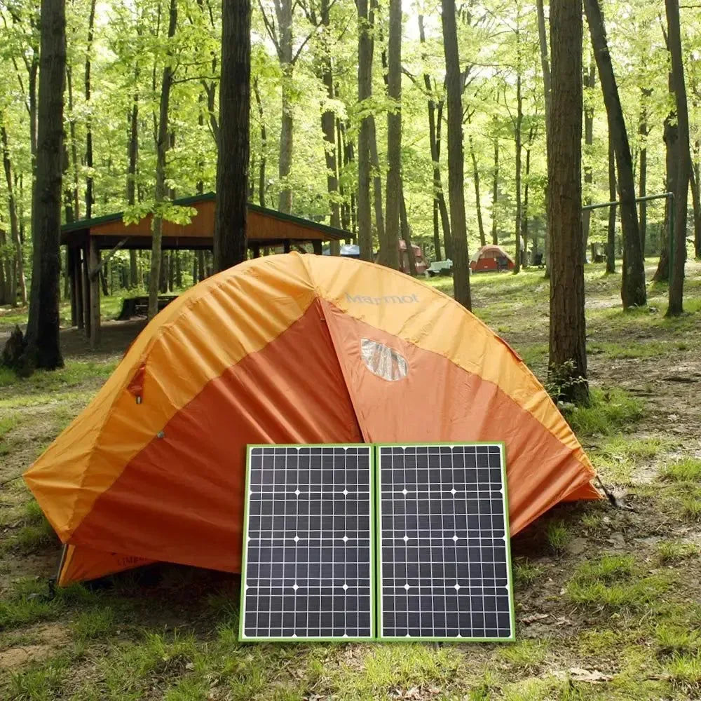 Foldable Solar Panel 50W 60W 80W 100W 150W 200W Portable Photovoltaic Solar Panel for Hiking Power 12V Battery Charger - Trekker Essentials