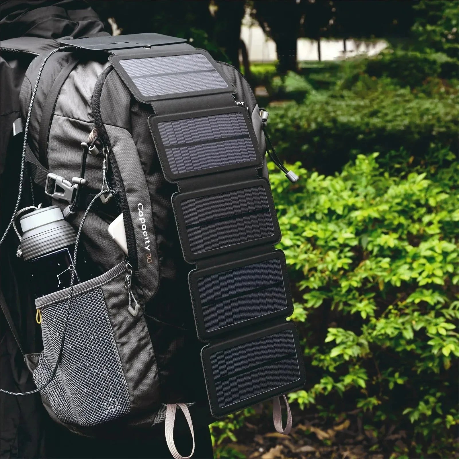Foldable Solar Panel Charger 5V Waterproof Portable Mobile Power for Outdoor Camping Hiking - Trekker Essentials