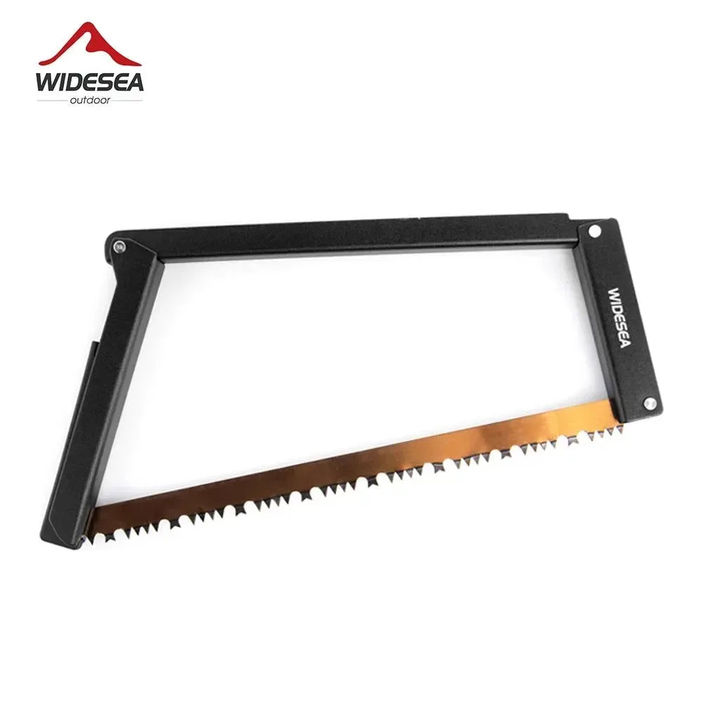 Folding Camping Saw with 32cm Manganese Blade: Portable and Foldable Logging Tool for Outdoor Wood Branches - Trekker Essentials