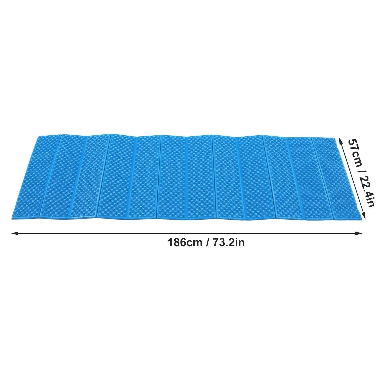 Folding Foam Camping Mat - Waterproof XPE Sleeping Pad for Outdoor Beach & Tent Use - Trekker Essentials