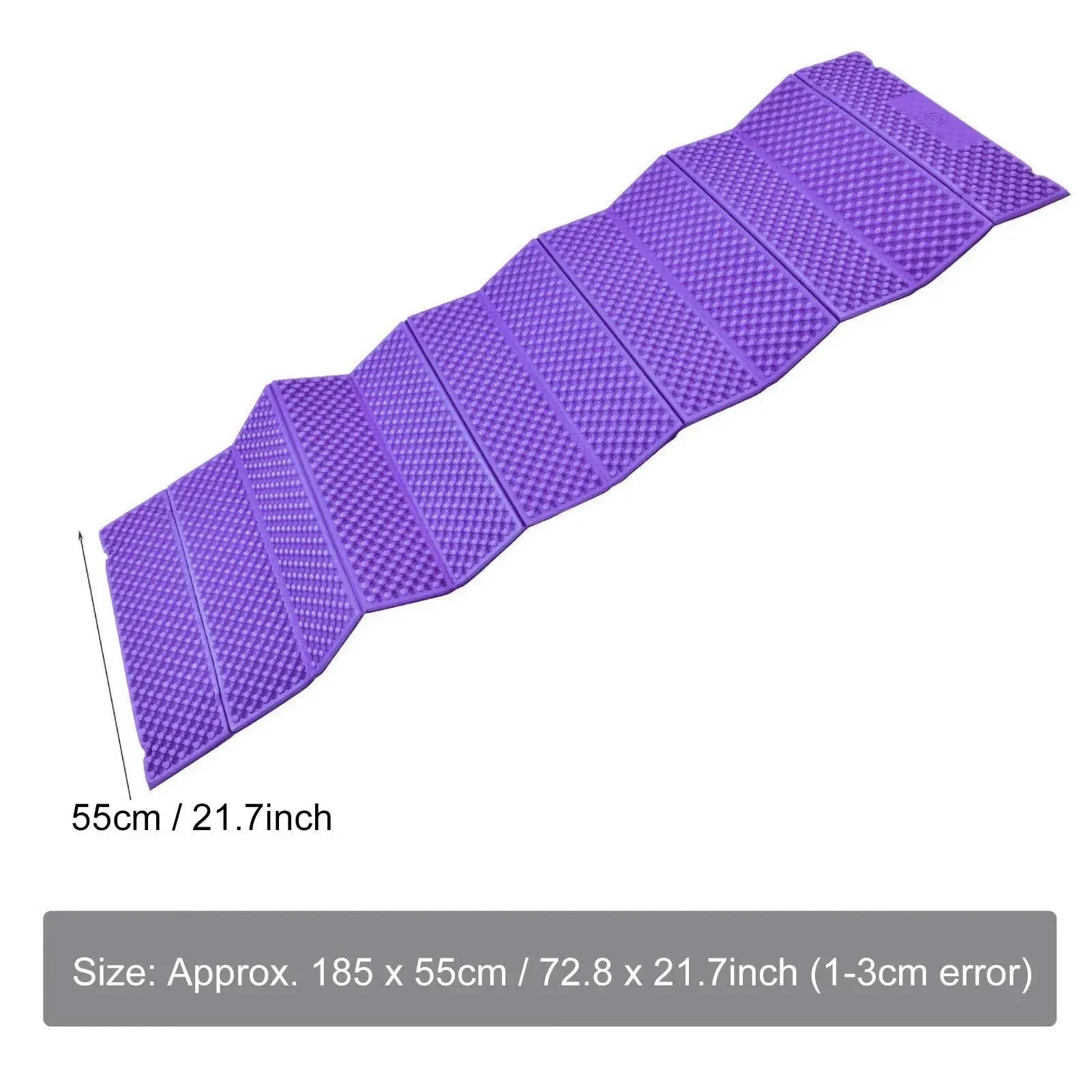 Folding Foam Camping Mat - Waterproof XPE Sleeping Pad for Outdoor Beach & Tent Use - Trekker Essentials