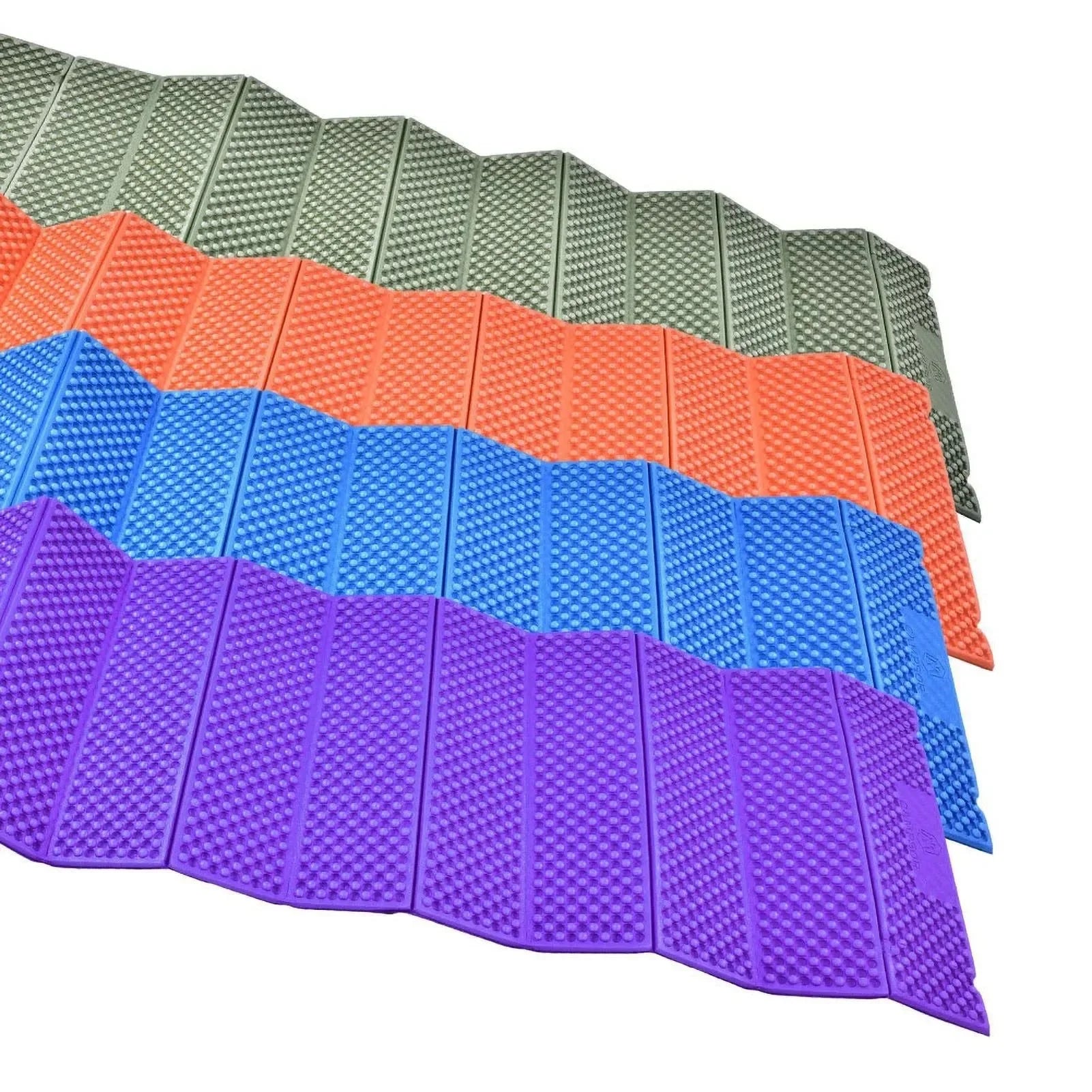 Folding Foam Camping Mat - Waterproof XPE Sleeping Pad for Outdoor Beach & Tent Use - Trekker Essentials