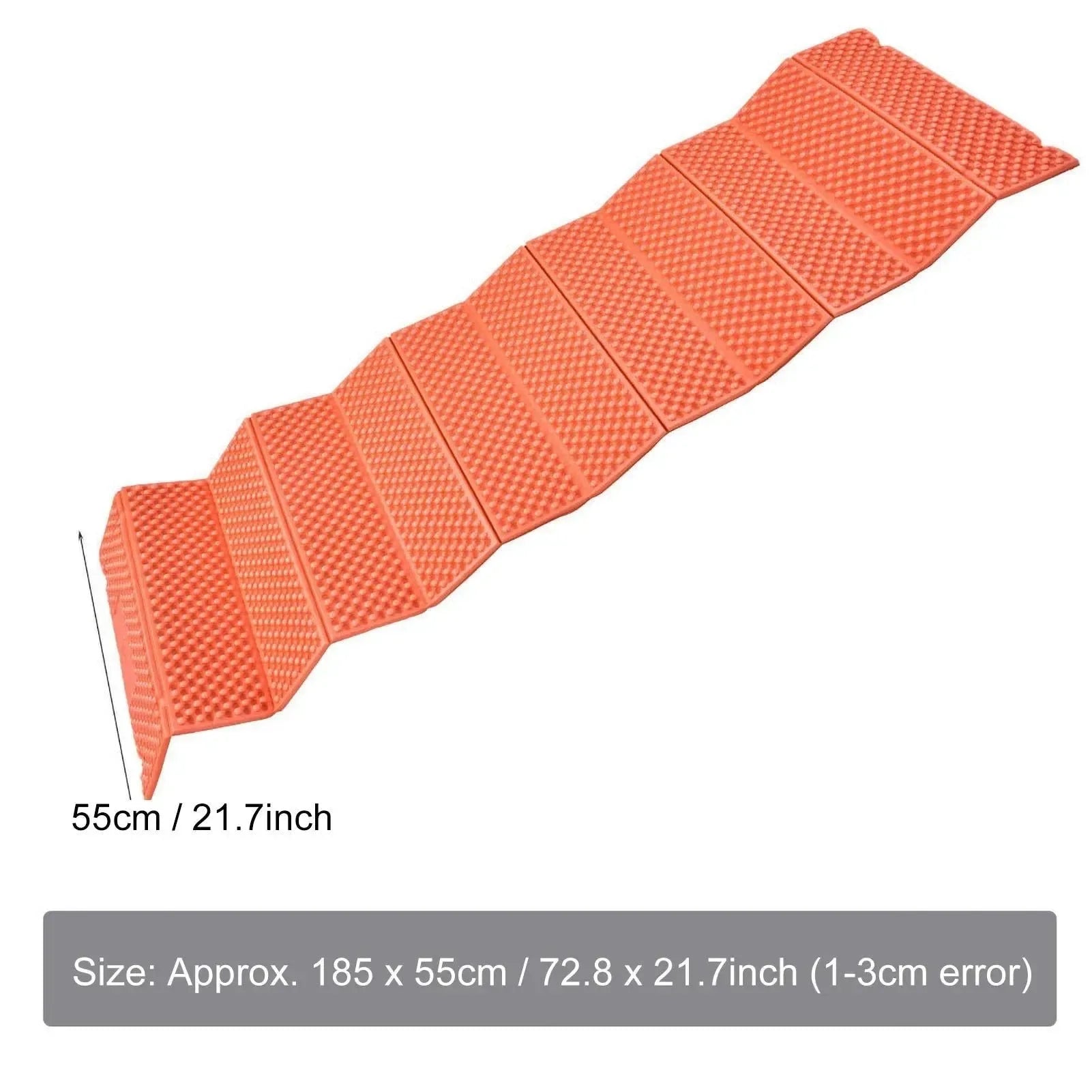 Folding Foam Camping Mat - Waterproof XPE Sleeping Pad for Outdoor Beach & Tent Use - Trekker Essentials