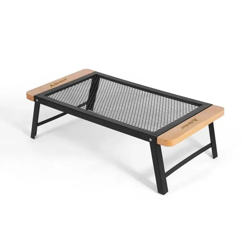 Folding Table with Mesh - Lightweight Outdoor Dining and Picnic Table, Easy to Carry and Store - Trekker Essentials
