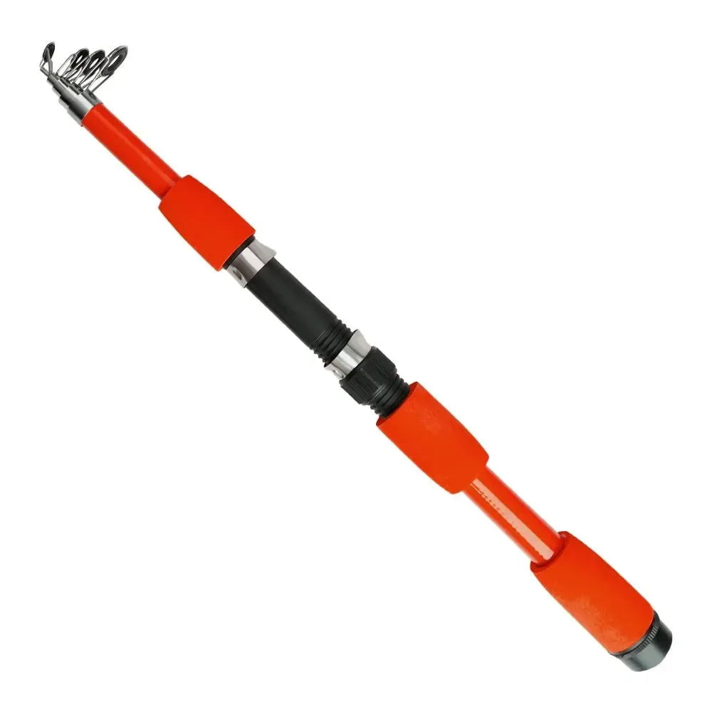 carbon fiber telescopic fishing poles FTK Telescopic Fishing Rod & Reel Combo