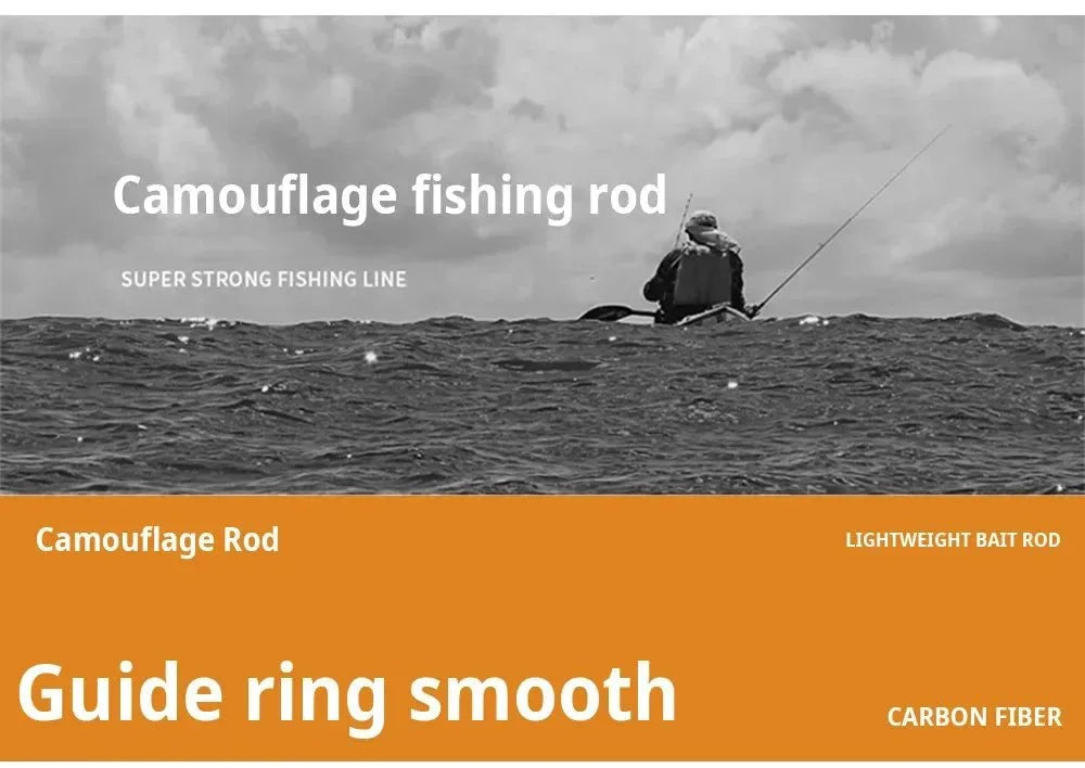 FTK Telescopic Fishing Rod & Reel Combo - 1.8/2.1m Carbon Fiber Pole with Full Kit - Trekker Essentials