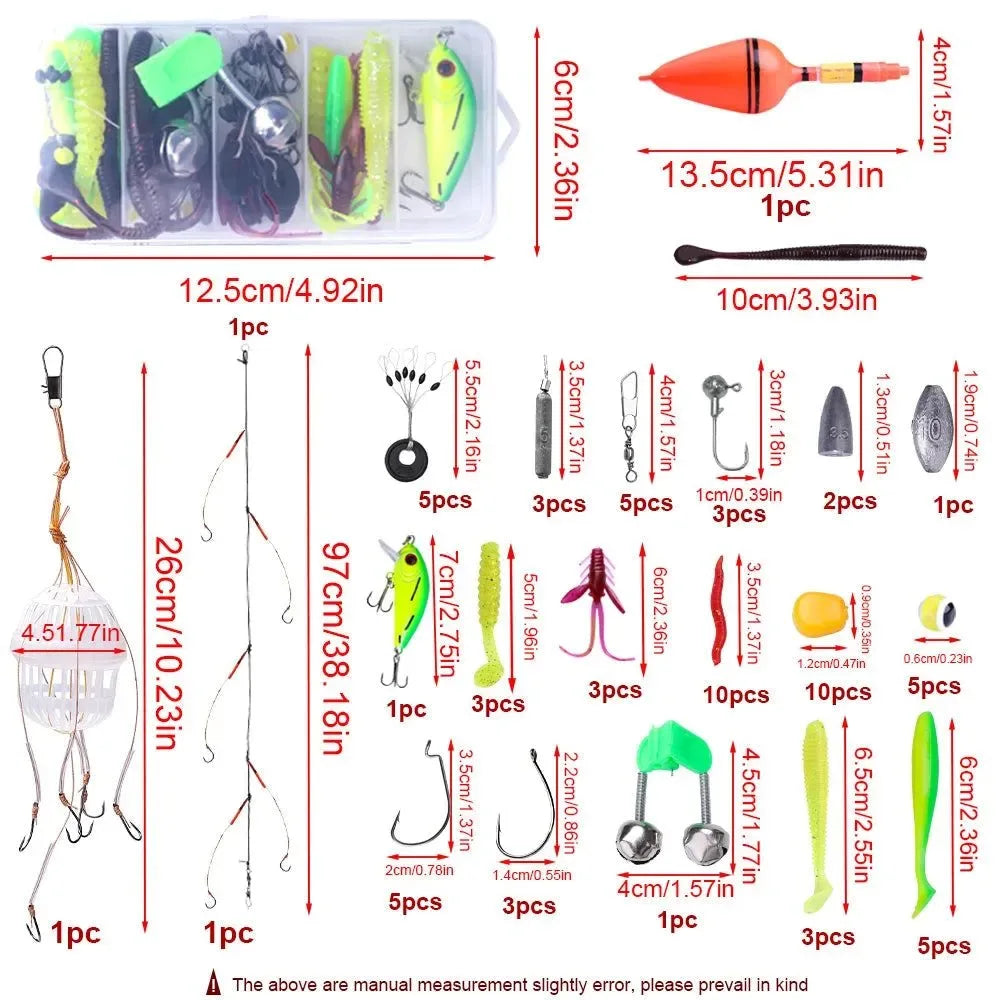 FTK Telescopic Fishing Rod & Reel Combo - 1.8/2.1m Carbon Fiber Pole with Full Kit - Trekker Essentials