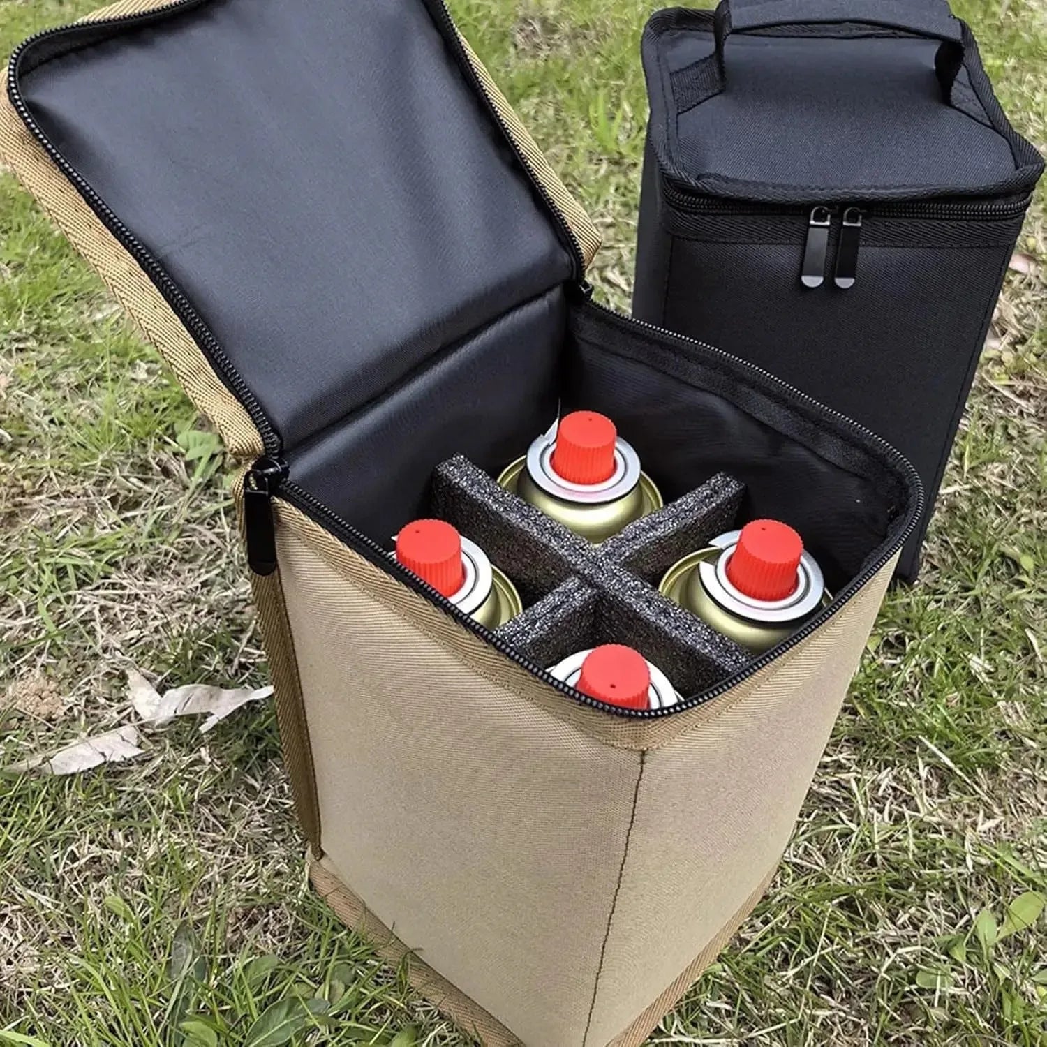 Fuel Canister Storage Bag - Portable Protective Case for Camping Gas Tanks & Cylinders - Trekker Essentials