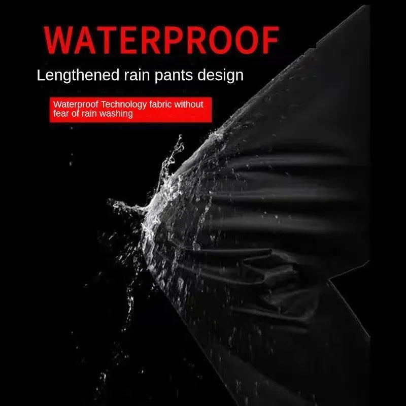 Full Body Reflective Raincoat and Rainpants Suit - Rainstorm Prevention for Electric Bicycle, Motorcycle Riding, Takeaway Delivery - Trekker Essentials