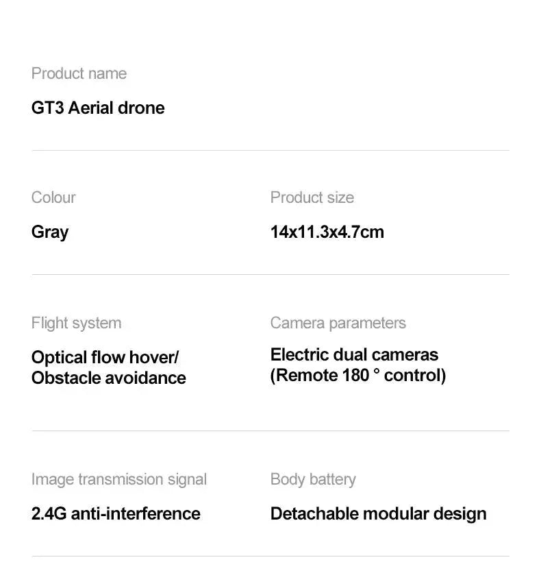 GT3 8K 5G GPS Drone – Dual HD Camera, 50X Zoom, Omnidirectional Obstacle Avoidance, 45-Min Flight Time - Trekker Essentials