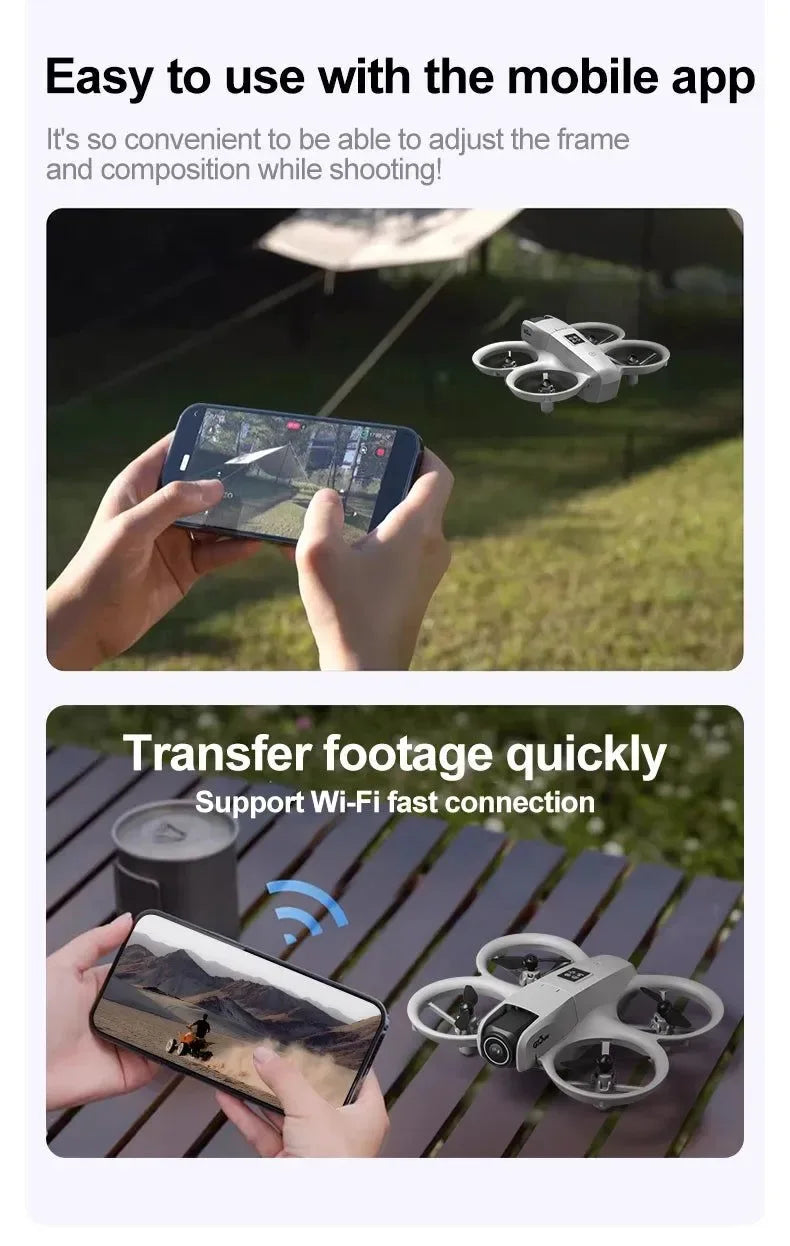 GT3 8K 5G GPS Drone – Dual HD Camera, 50X Zoom, Omnidirectional Obstacle Avoidance, 45-Min Flight Time - Trekker Essentials