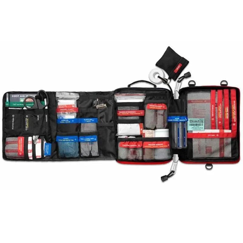 Handy Waterproof First Aid Kit - Essential Medical Bag for Outdoor Travel and Survival - Trekker Essentials