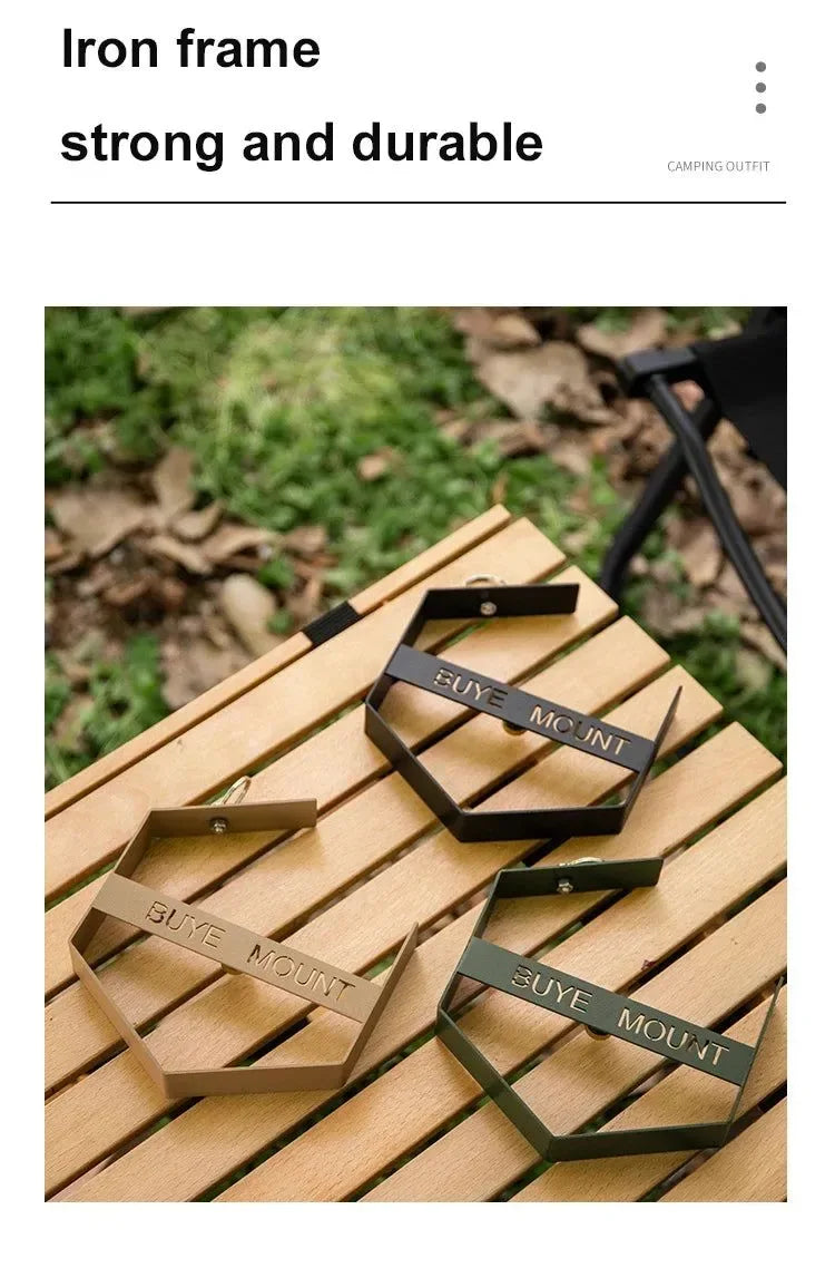 Hanging Mosquito Coil Holder for Camping – Durable Iron Frame Outdoor Mosquito Repellent Tray for Hiking & Travel - Trekker Essentials
