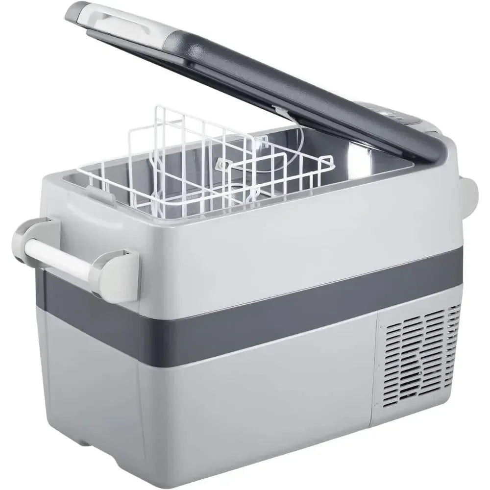 Hard Cooler With Wheels - 42 Quart (40L) Electric Car Refrigerator - Trekker Essentials