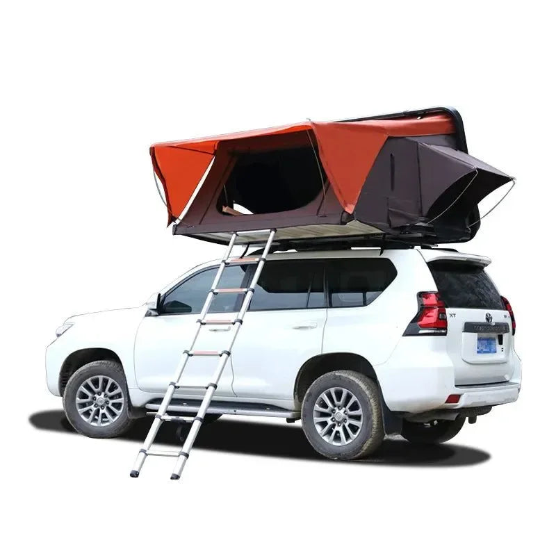 Hard Shell Roof Top Tent - 4 Person Double Layer All-Weather Camping Tent for SUV & Overlanding - Trekker Essentials