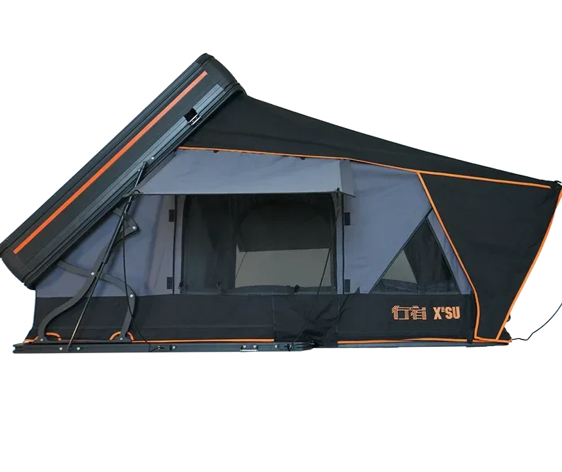 Hard Shell Roof Top Tent – 4-Person, Quick Automatic Opening, All-Weather Waterproof Camping Tent - Trekker Essentials