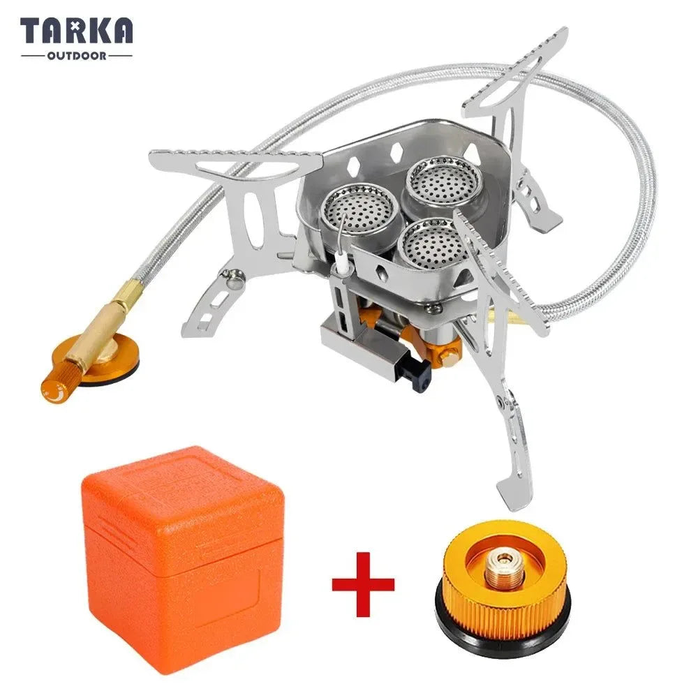 Head Gas Stove - Folding Burners for Camping and Backpacking - Trekker Essentials