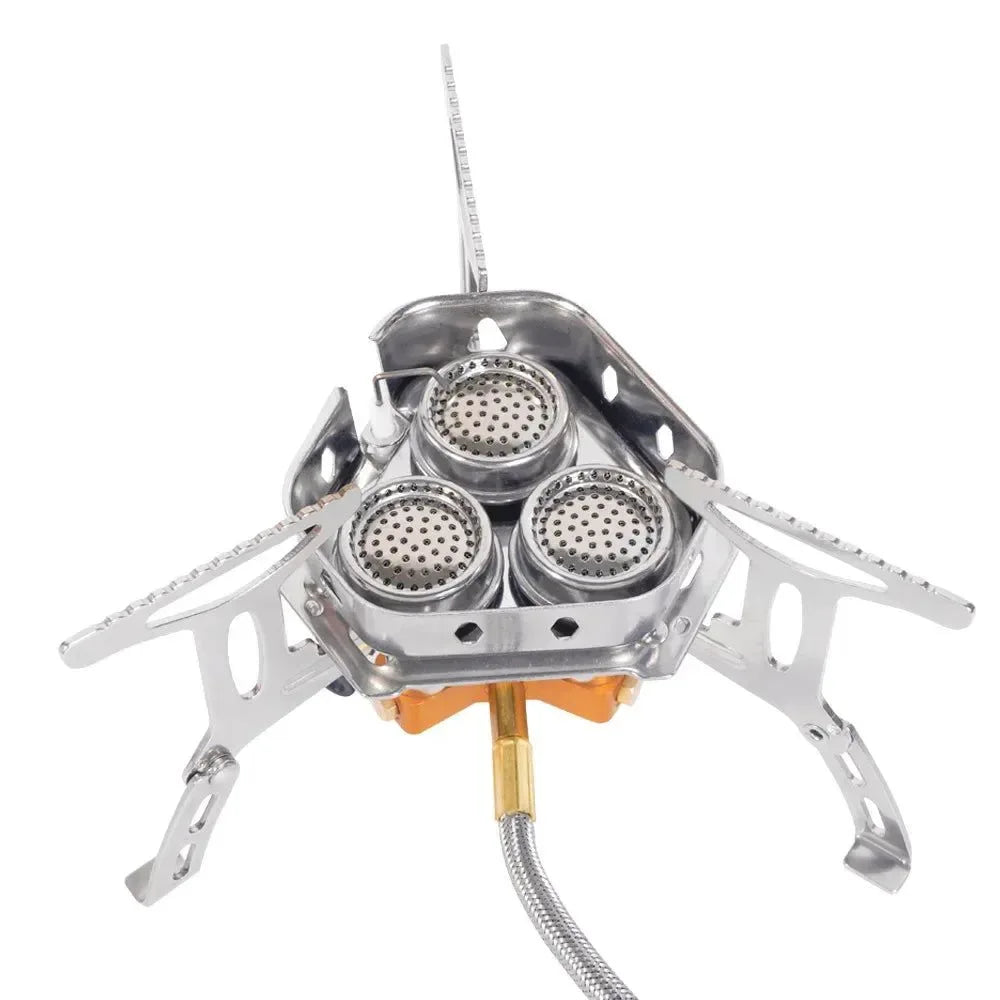 Head Gas Stove - Folding Burners for Camping and Backpacking - Trekker Essentials